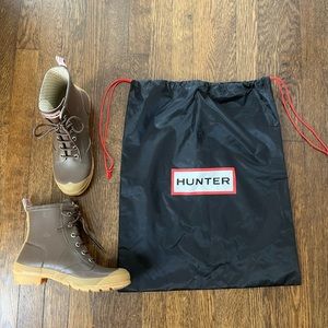 Vintage Hunter  Brown and Camel Rain Boots ….Like New ! Size 7 to 8 Women’s